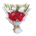 Bouquet Red And White Flowera