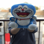Doraemon Plush Toy – Smiling Cartoon Buddy