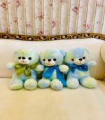 Sky Blue Teddy Bear – 13 Inch Soft Plush - Image 2