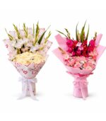 Elegant White Flower Bouquet - Image 2