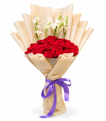 Elegant Red Rose Bouquet