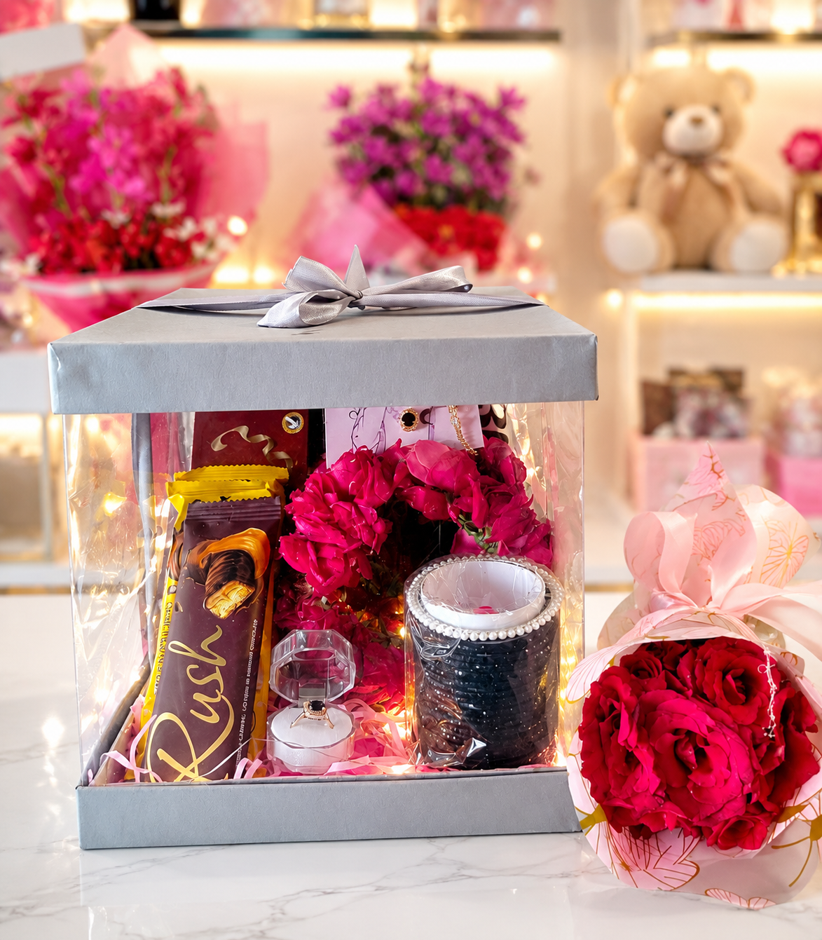 Luxury Rose & Chocolate Gift Box Luxury Rose & Chocolate Gift Box - Image 1