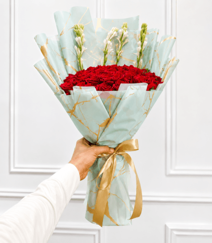 Fresh Red Rose Bouquet